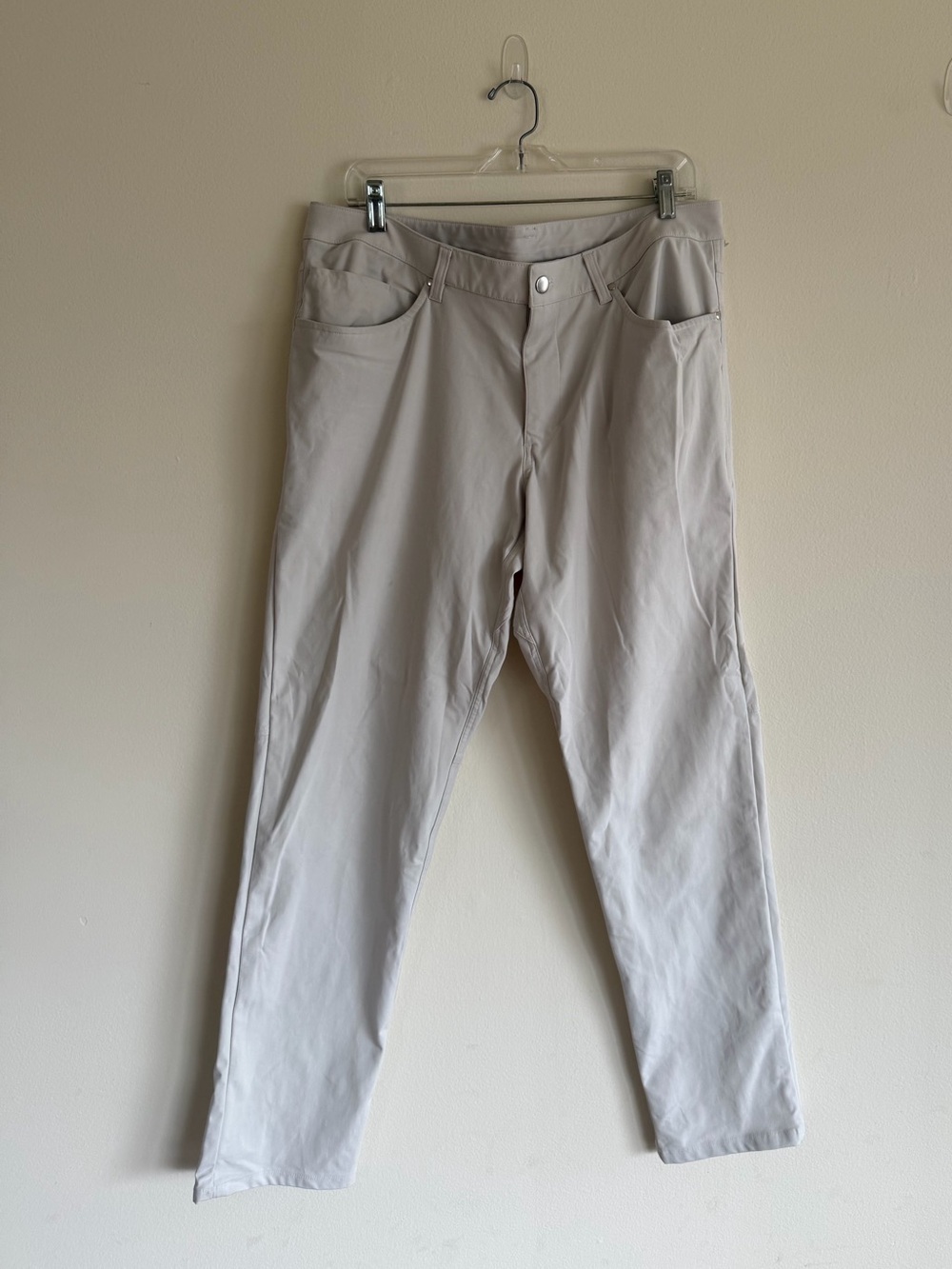 lululemon athletica ABC pant in color bone white